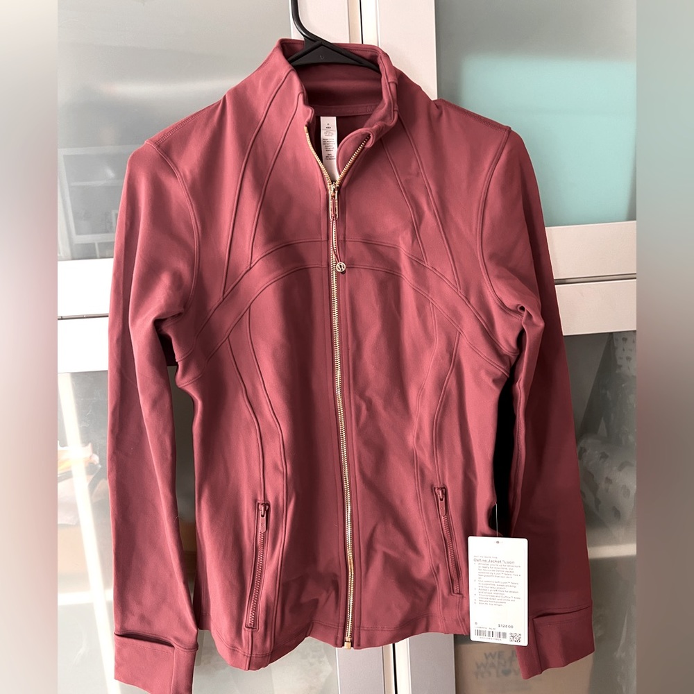 Lulu Define Jacket in Mulled Wine (RETIRED) NWT